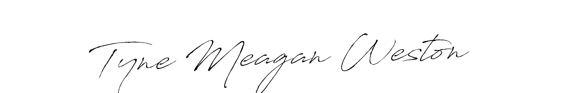 Also You can easily find your signature by using the search form. We will create Tyne Meagan Weston name handwritten signature images for you free of cost using Antro_Vectra sign style. Tyne Meagan Weston signature style 6 images and pictures png