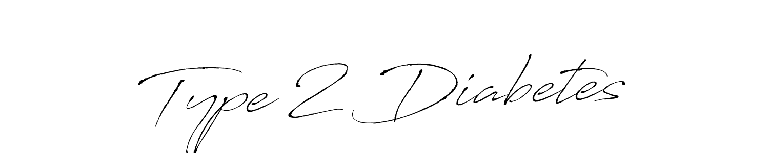 How to make Type 2 Diabetes name signature. Use Antro_Vectra style for creating short signs online. This is the latest handwritten sign. Type 2 Diabetes signature style 6 images and pictures png