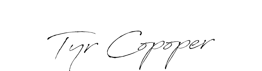 Antro_Vectra is a professional signature style that is perfect for those who want to add a touch of class to their signature. It is also a great choice for those who want to make their signature more unique. Get Tyr Copoper name to fancy signature for free. Tyr Copoper signature style 6 images and pictures png