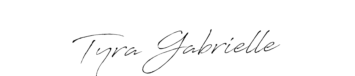 How to make Tyra Gabrielle signature? Antro_Vectra is a professional autograph style. Create handwritten signature for Tyra Gabrielle name. Tyra Gabrielle signature style 6 images and pictures png