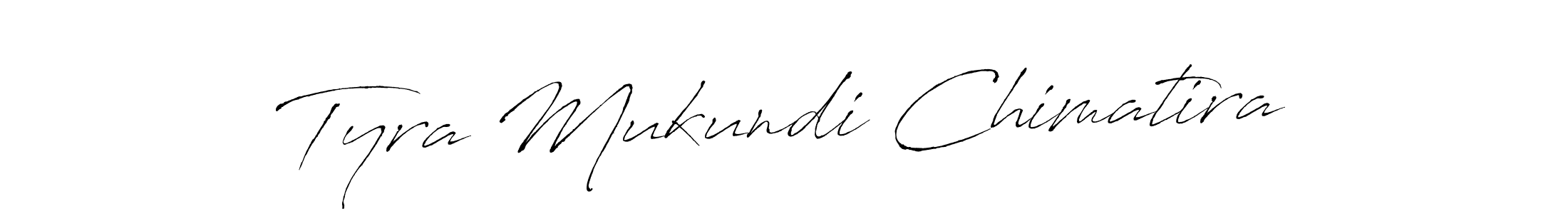 How to make Tyra Mukundi Chimatira signature? Antro_Vectra is a professional autograph style. Create handwritten signature for Tyra Mukundi Chimatira name. Tyra Mukundi Chimatira signature style 6 images and pictures png