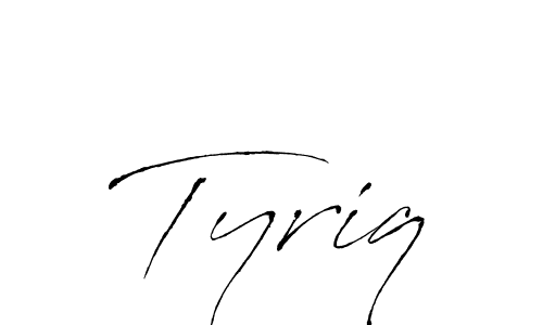 This is the best signature style for the Tyriq name. Also you like these signature font (Antro_Vectra). Mix name signature. Tyriq signature style 6 images and pictures png