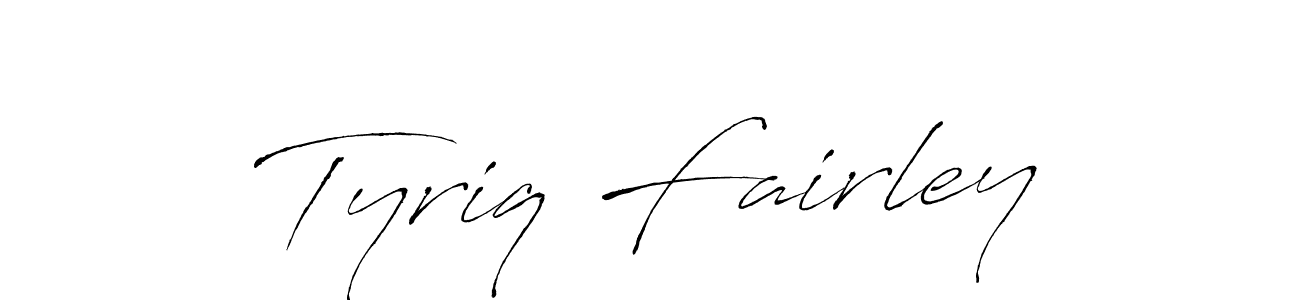 Once you've used our free online signature maker to create your best signature Antro_Vectra style, it's time to enjoy all of the benefits that Tyriq Fairley name signing documents. Tyriq Fairley signature style 6 images and pictures png