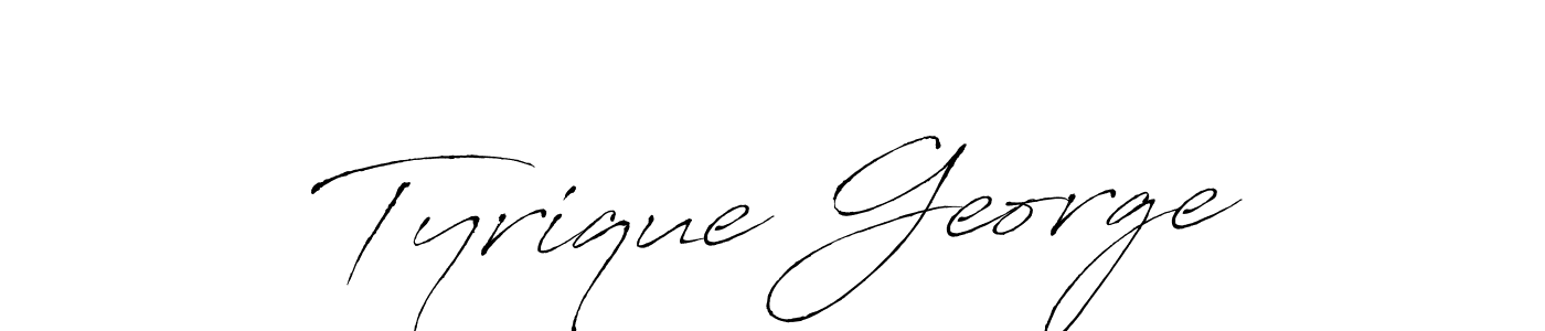 if you are searching for the best signature style for your name Tyrique George. so please give up your signature search. here we have designed multiple signature styles  using Antro_Vectra. Tyrique George signature style 6 images and pictures png