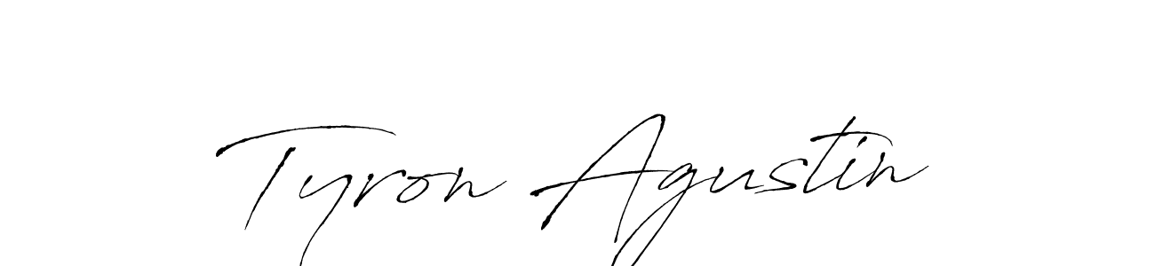 Use a signature maker to create a handwritten signature online. With this signature software, you can design (Antro_Vectra) your own signature for name Tyron Agustin. Tyron Agustin signature style 6 images and pictures png