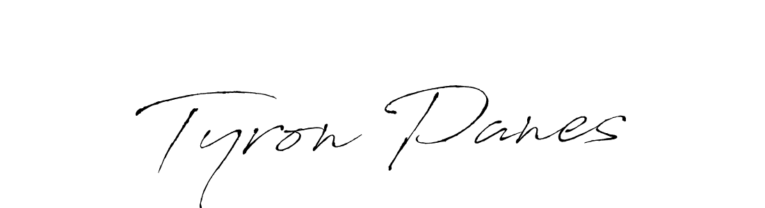 You should practise on your own different ways (Antro_Vectra) to write your name (Tyron Panes) in signature. don't let someone else do it for you. Tyron Panes signature style 6 images and pictures png