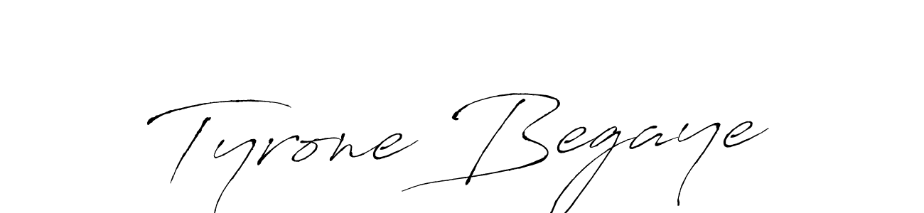 Also we have Tyrone Begaye name is the best signature style. Create professional handwritten signature collection using Antro_Vectra autograph style. Tyrone Begaye signature style 6 images and pictures png