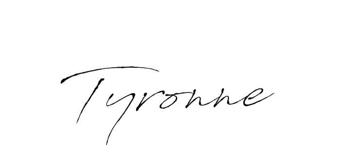 Create a beautiful signature design for name Tyronne. With this signature (Antro_Vectra) fonts, you can make a handwritten signature for free. Tyronne signature style 6 images and pictures png