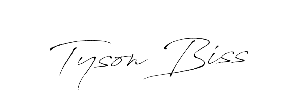 How to make Tyson Biss name signature. Use Antro_Vectra style for creating short signs online. This is the latest handwritten sign. Tyson Biss signature style 6 images and pictures png