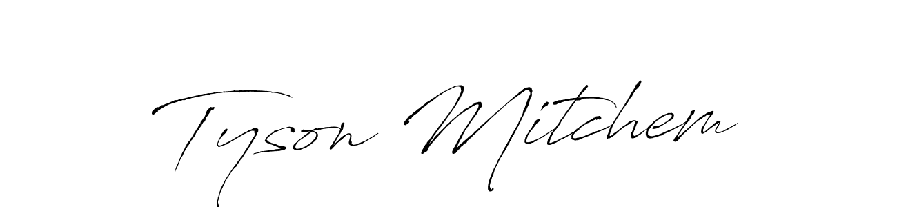 Make a short Tyson Mitchem signature style. Manage your documents anywhere anytime using Antro_Vectra. Create and add eSignatures, submit forms, share and send files easily. Tyson Mitchem signature style 6 images and pictures png