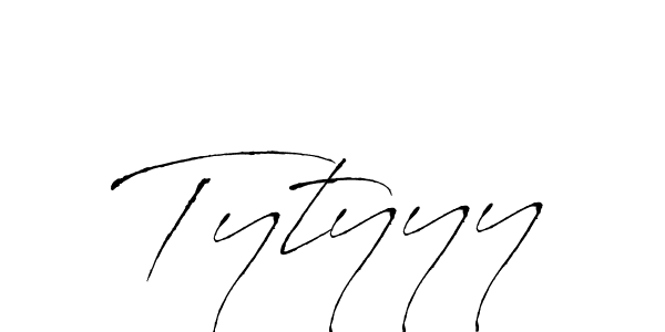 Make a beautiful signature design for name Tytyyy. With this signature (Antro_Vectra) style, you can create a handwritten signature for free. Tytyyy signature style 6 images and pictures png