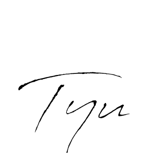 How to Draw Tyu signature style? Antro_Vectra is a latest design signature styles for name Tyu. Tyu signature style 6 images and pictures png