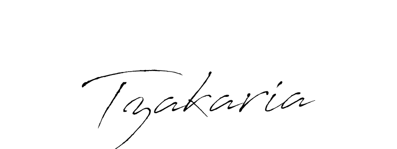 Make a beautiful signature design for name Tzakaria. With this signature (Antro_Vectra) style, you can create a handwritten signature for free. Tzakaria signature style 6 images and pictures png