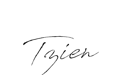 Design your own signature with our free online signature maker. With this signature software, you can create a handwritten (Antro_Vectra) signature for name Tzien. Tzien signature style 6 images and pictures png