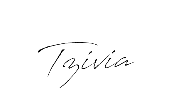 Create a beautiful signature design for name Tzivia. With this signature (Antro_Vectra) fonts, you can make a handwritten signature for free. Tzivia signature style 6 images and pictures png