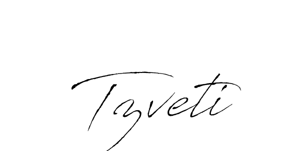 Tzveti stylish signature style. Best Handwritten Sign (Antro_Vectra) for my name. Handwritten Signature Collection Ideas for my name Tzveti. Tzveti signature style 6 images and pictures png