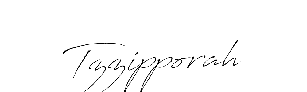 Tzzipporah stylish signature style. Best Handwritten Sign (Antro_Vectra) for my name. Handwritten Signature Collection Ideas for my name Tzzipporah. Tzzipporah signature style 6 images and pictures png