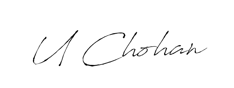 Similarly Antro_Vectra is the best handwritten signature design. Signature creator online .You can use it as an online autograph creator for name U Chohan. U Chohan signature style 6 images and pictures png