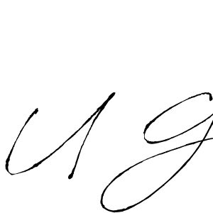 Also we have U G name is the best signature style. Create professional handwritten signature collection using Antro_Vectra autograph style. U G signature style 6 images and pictures png