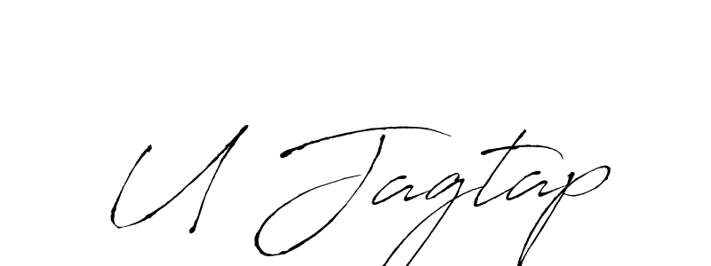 Once you've used our free online signature maker to create your best signature Antro_Vectra style, it's time to enjoy all of the benefits that U Jagtap name signing documents. U Jagtap signature style 6 images and pictures png