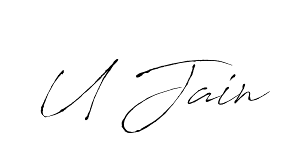 Here are the top 10 professional signature styles for the name U Jain. These are the best autograph styles you can use for your name. U Jain signature style 6 images and pictures png