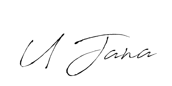 Check out images of Autograph of U Jana name. Actor U Jana Signature Style. Antro_Vectra is a professional sign style online. U Jana signature style 6 images and pictures png