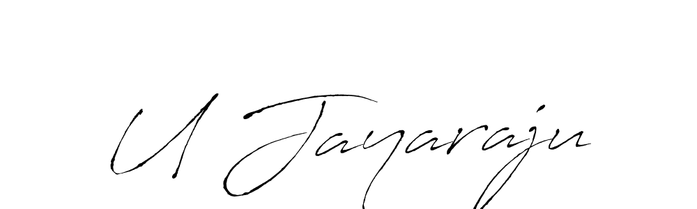 U Jayaraju stylish signature style. Best Handwritten Sign (Antro_Vectra) for my name. Handwritten Signature Collection Ideas for my name U Jayaraju. U Jayaraju signature style 6 images and pictures png