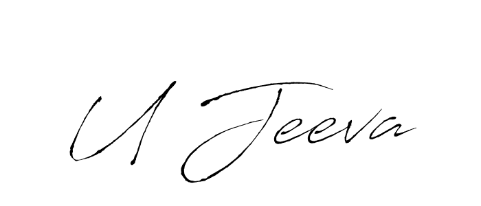 This is the best signature style for the U Jeeva name. Also you like these signature font (Antro_Vectra). Mix name signature. U Jeeva signature style 6 images and pictures png