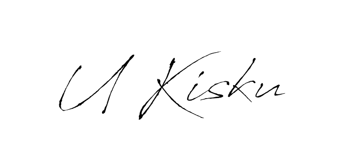 The best way (Antro_Vectra) to make a short signature is to pick only two or three words in your name. The name U Kisku include a total of six letters. For converting this name. U Kisku signature style 6 images and pictures png