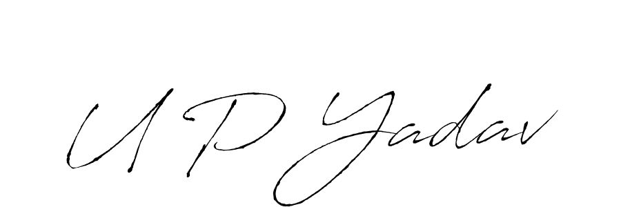 Also You can easily find your signature by using the search form. We will create U P Yadav name handwritten signature images for you free of cost using Antro_Vectra sign style. U P Yadav signature style 6 images and pictures png