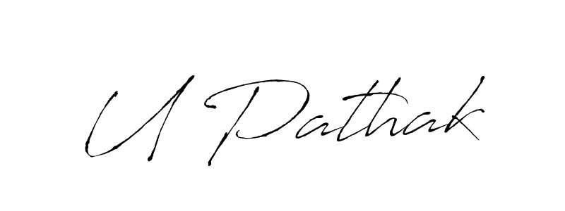 Also we have U Pathak name is the best signature style. Create professional handwritten signature collection using Antro_Vectra autograph style. U Pathak signature style 6 images and pictures png