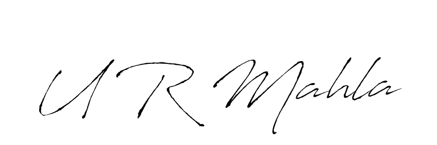 You should practise on your own different ways (Antro_Vectra) to write your name (U R Mahla) in signature. don't let someone else do it for you. U R Mahla signature style 6 images and pictures png