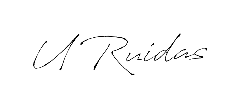 Once you've used our free online signature maker to create your best signature Antro_Vectra style, it's time to enjoy all of the benefits that U Ruidas name signing documents. U Ruidas signature style 6 images and pictures png