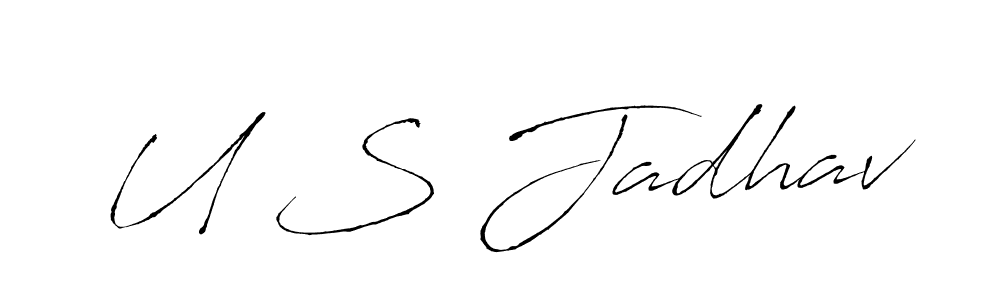 Best and Professional Signature Style for U S Jadhav. Antro_Vectra Best Signature Style Collection. U S Jadhav signature style 6 images and pictures png