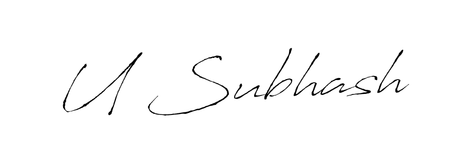 Best and Professional Signature Style for U Subhash. Antro_Vectra Best Signature Style Collection. U Subhash signature style 6 images and pictures png