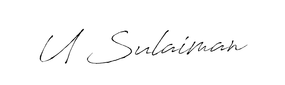 It looks lik you need a new signature style for name U Sulaiman. Design unique handwritten (Antro_Vectra) signature with our free signature maker in just a few clicks. U Sulaiman signature style 6 images and pictures png