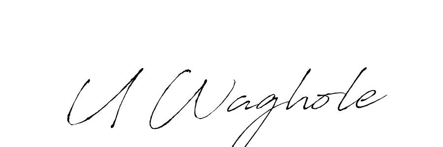 How to Draw U Waghole signature style? Antro_Vectra is a latest design signature styles for name U Waghole. U Waghole signature style 6 images and pictures png