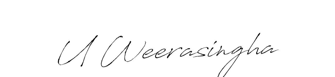 How to Draw U Weerasingha signature style? Antro_Vectra is a latest design signature styles for name U Weerasingha. U Weerasingha signature style 6 images and pictures png