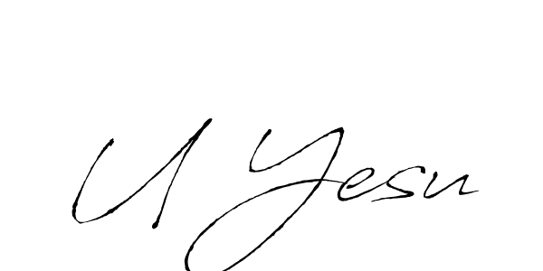 Also You can easily find your signature by using the search form. We will create U Yesu name handwritten signature images for you free of cost using Antro_Vectra sign style. U Yesu signature style 6 images and pictures png