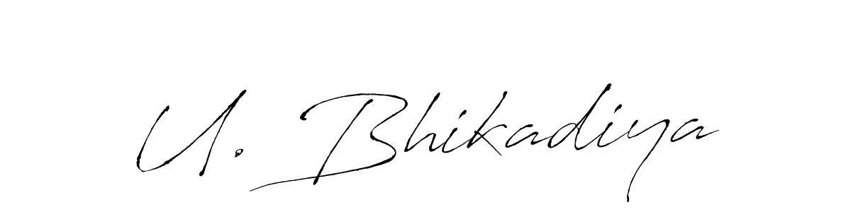 Best and Professional Signature Style for U. Bhikadiya. Antro_Vectra Best Signature Style Collection. U. Bhikadiya signature style 6 images and pictures png