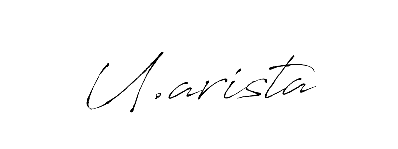Also You can easily find your signature by using the search form. We will create U.arista name handwritten signature images for you free of cost using Antro_Vectra sign style. U.arista signature style 6 images and pictures png