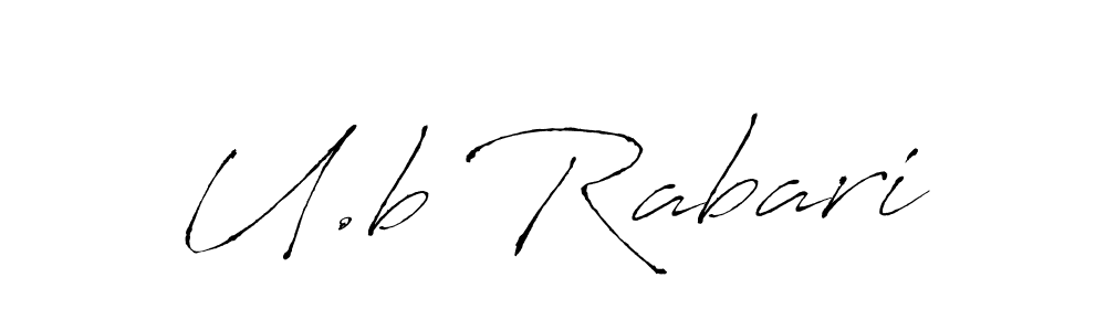 You can use this online signature creator to create a handwritten signature for the name U.b Rabari. This is the best online autograph maker. U.b Rabari signature style 6 images and pictures png