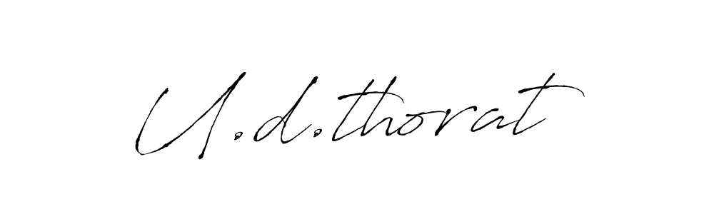 The best way (Antro_Vectra) to make a short signature is to pick only two or three words in your name. The name U.d.thorat include a total of six letters. For converting this name. U.d.thorat signature style 6 images and pictures png
