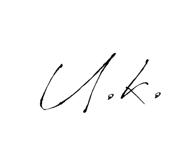 You should practise on your own different ways (Antro_Vectra) to write your name (U.k.) in signature. don't let someone else do it for you. U.k. signature style 6 images and pictures png