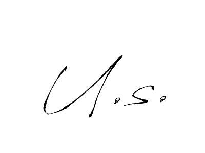 Also we have U.s. name is the best signature style. Create professional handwritten signature collection using Antro_Vectra autograph style. U.s. signature style 6 images and pictures png