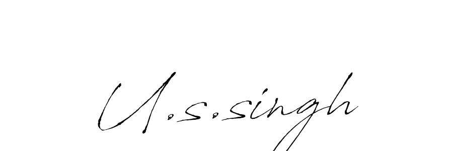 Antro_Vectra is a professional signature style that is perfect for those who want to add a touch of class to their signature. It is also a great choice for those who want to make their signature more unique. Get U.s.singh name to fancy signature for free. U.s.singh signature style 6 images and pictures png