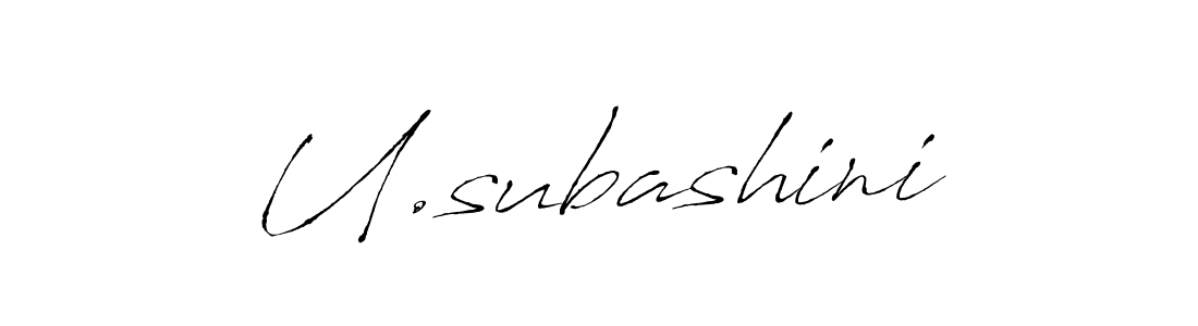 How to make U.subashini name signature. Use Antro_Vectra style for creating short signs online. This is the latest handwritten sign. U.subashini signature style 6 images and pictures png