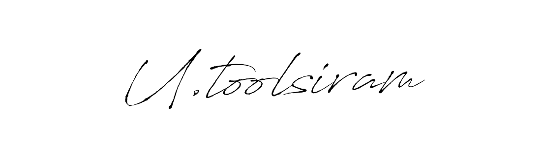 Antro_Vectra is a professional signature style that is perfect for those who want to add a touch of class to their signature. It is also a great choice for those who want to make their signature more unique. Get U.toolsiram name to fancy signature for free. U.toolsiram signature style 6 images and pictures png