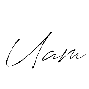 The best way (Antro_Vectra) to make a short signature is to pick only two or three words in your name. The name Uam include a total of six letters. For converting this name. Uam signature style 6 images and pictures png