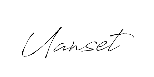 Also we have Uanset name is the best signature style. Create professional handwritten signature collection using Antro_Vectra autograph style. Uanset signature style 6 images and pictures png